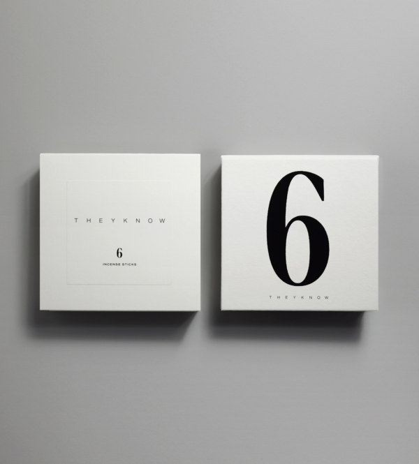 【 THEYKNOW 】 INCENSE STICKS 「 6 」