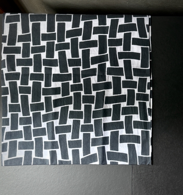 【 あひろ屋 】 平織( hiraori )・墨色